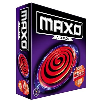 Maxo Mosquito Red Coil 12Hr  10 +4 EXTRA COIL| Rs.40 